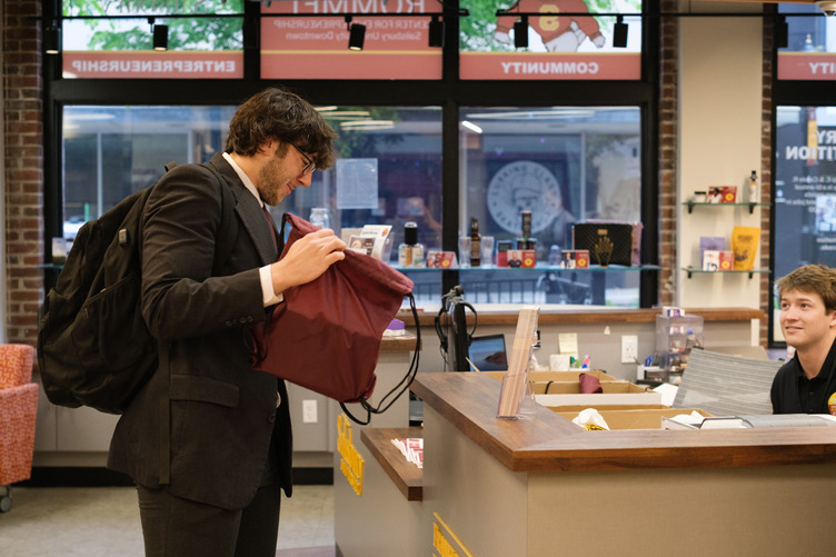 Jairik "JJ" McCauley — Excited about an awesome free bag from the Bernstein Competition