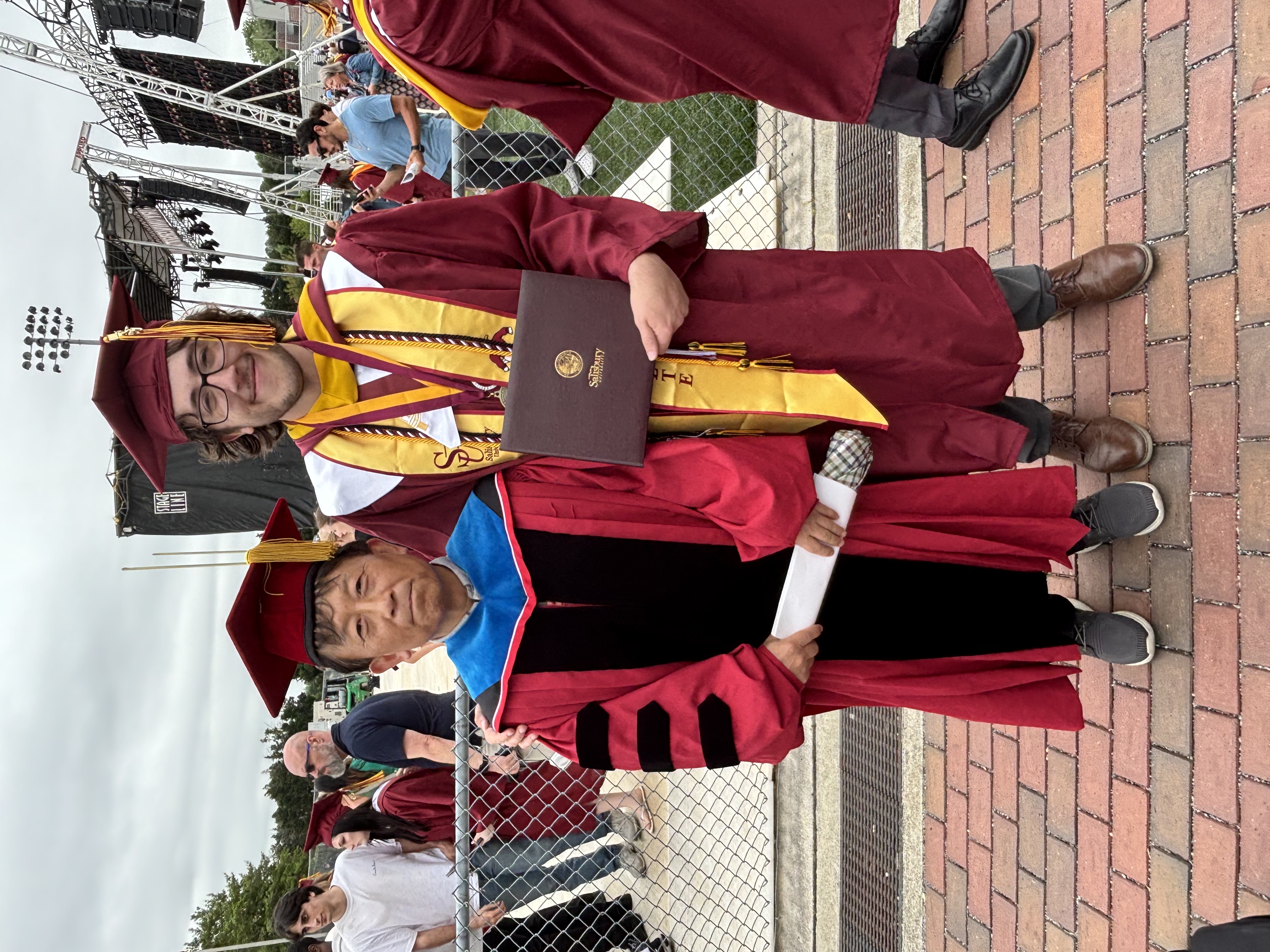 Jairik "JJ" McCauley — Me with the legendary Dr. Park of Salisbury University