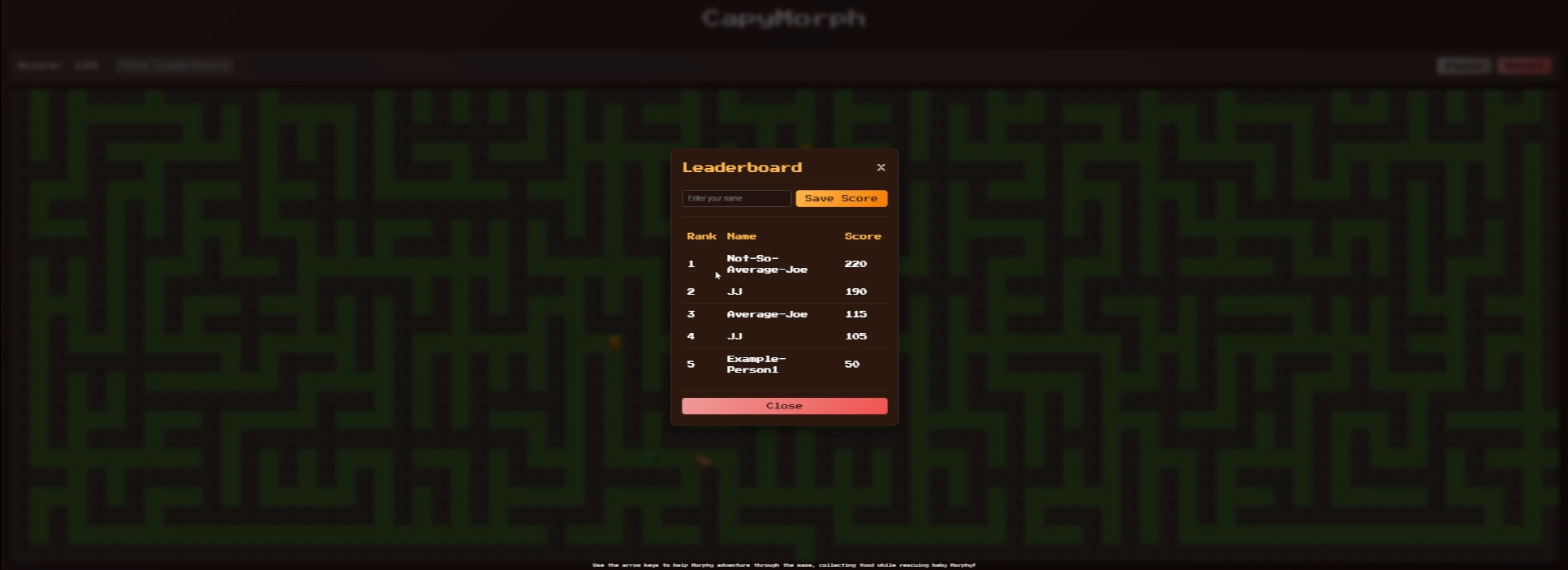CapyMorph — educational 2D morpheme learning game, screenshot 3 of 3